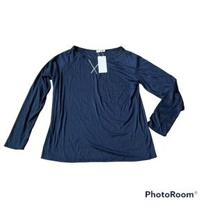 New Leo Rosi navy blue long sleeve shirt xl